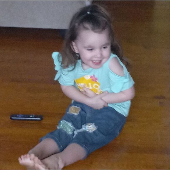 Hello Spring Kids Bermuda Denim Set - Picture 5 of 8